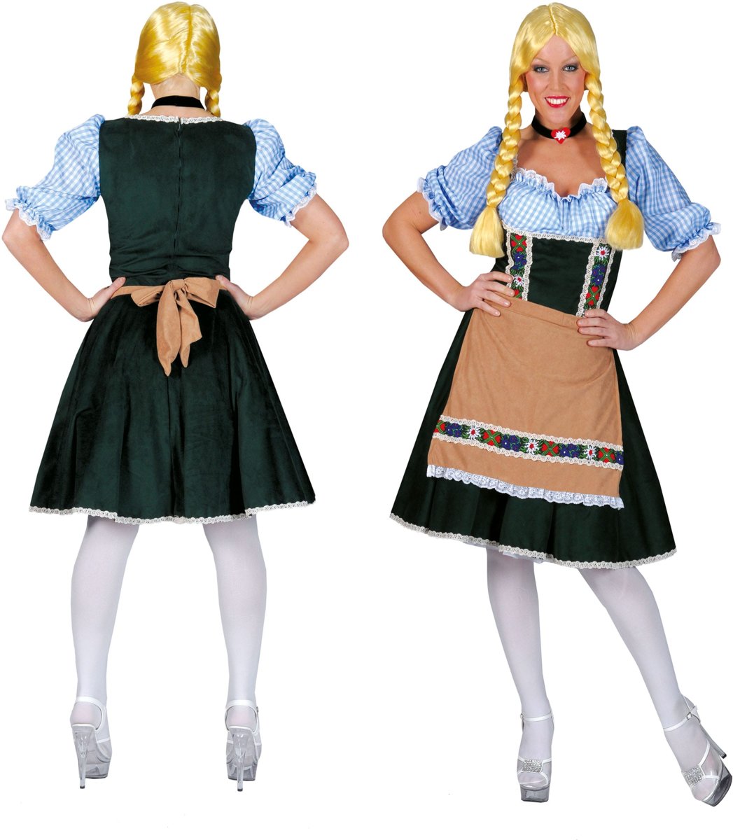 Boeren Tirol & Oktoberfest Kostuum | Salzburg Oktoberfest | Vrouw | Maat 36-38 | Bierfeest | Verkleedkleding